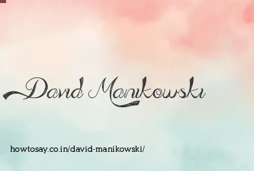 David Manikowski