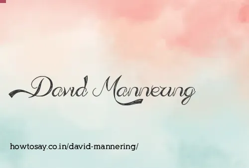 David Mannering