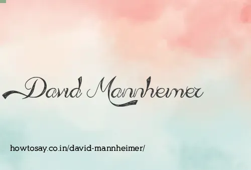 David Mannheimer