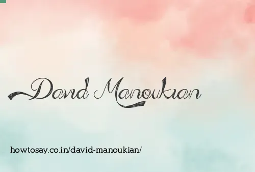 David Manoukian