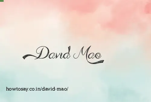 David Mao