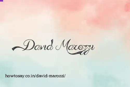 David Marozzi