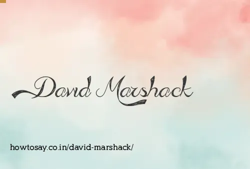 David Marshack