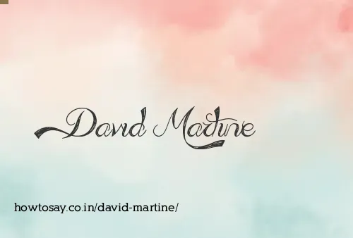 David Martine