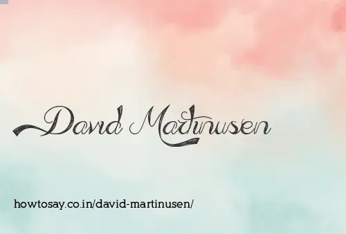 David Martinusen