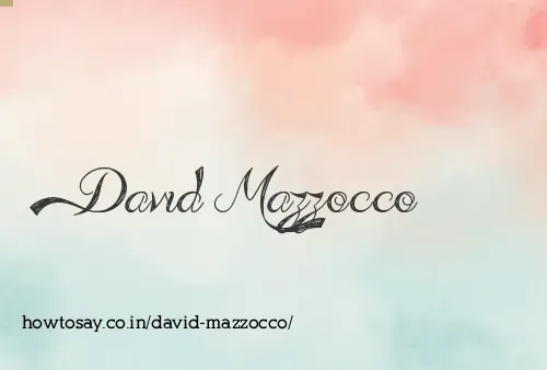 David Mazzocco