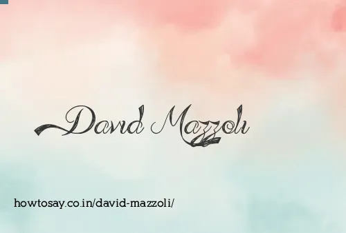 David Mazzoli