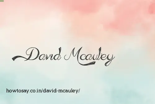 David Mcauley