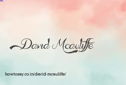 David Mcauliffe