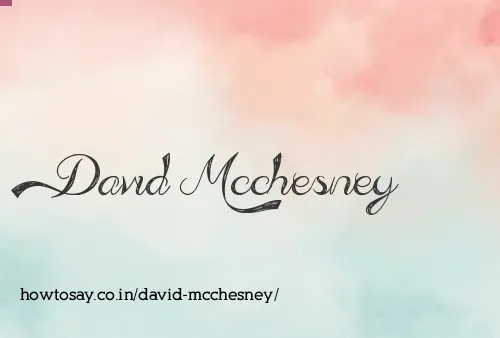 David Mcchesney