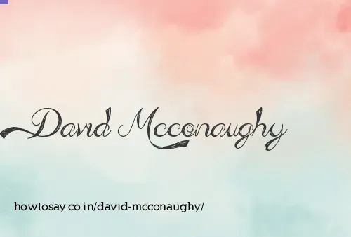 David Mcconaughy
