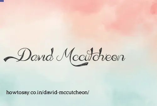 David Mccutcheon