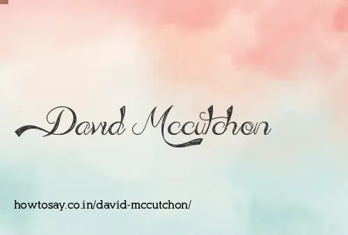 David Mccutchon