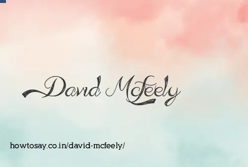 David Mcfeely