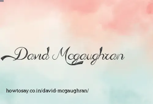 David Mcgaughran