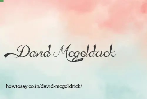David Mcgoldrick