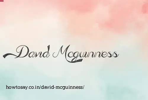 David Mcguinness