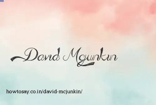 David Mcjunkin