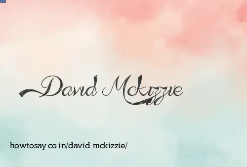 David Mckizzie