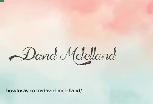 David Mclelland