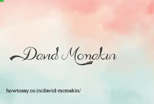 David Mcmakin