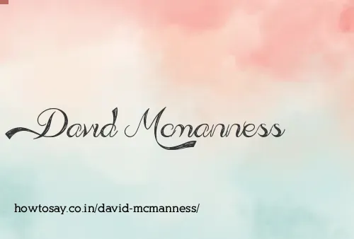 David Mcmanness