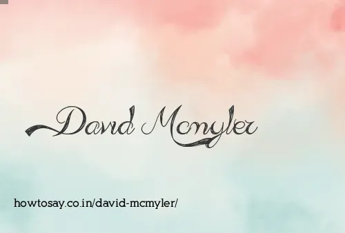David Mcmyler