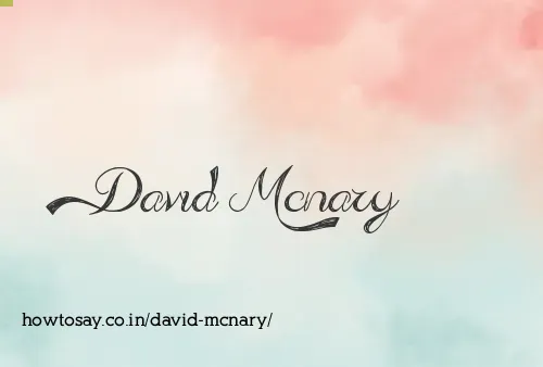 David Mcnary