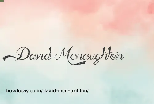 David Mcnaughton