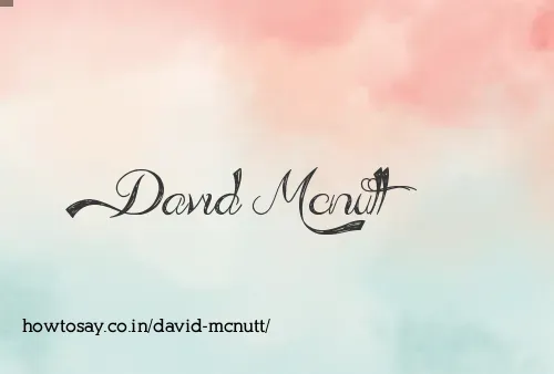 David Mcnutt
