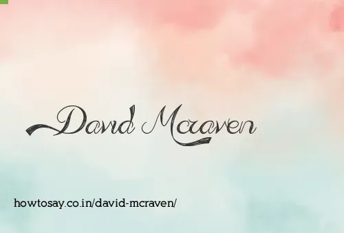 David Mcraven