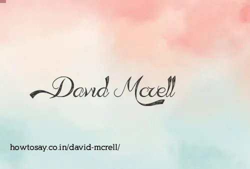 David Mcrell
