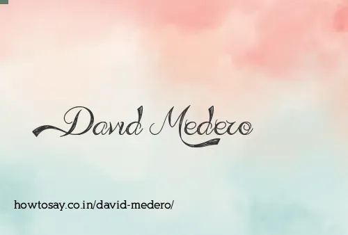 David Medero