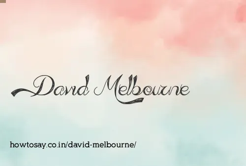 David Melbourne