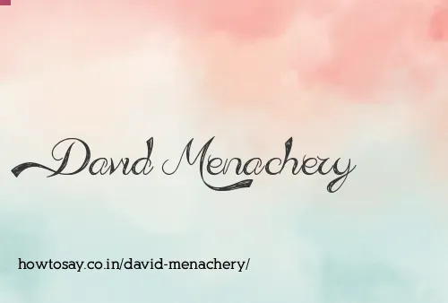 David Menachery