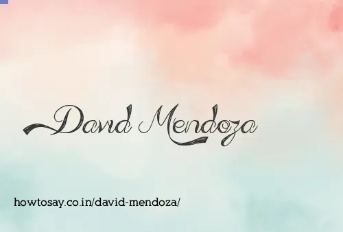 David Mendoza