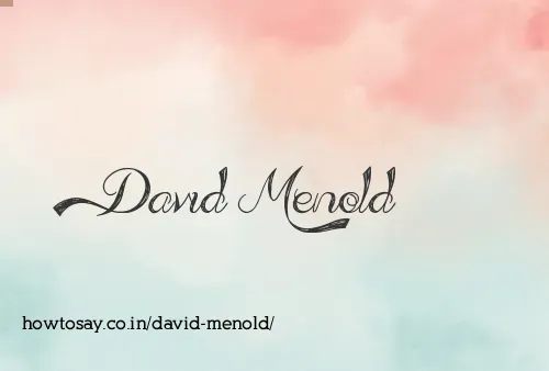 David Menold