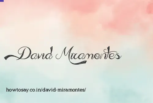 David Miramontes