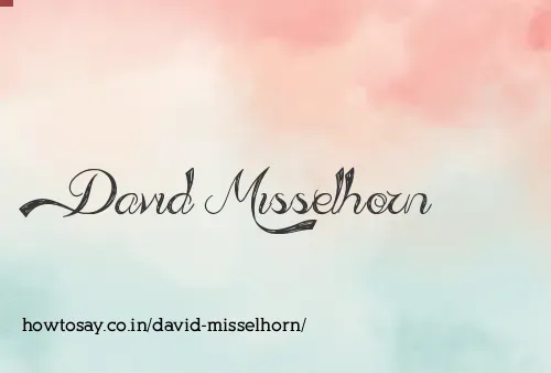 David Misselhorn