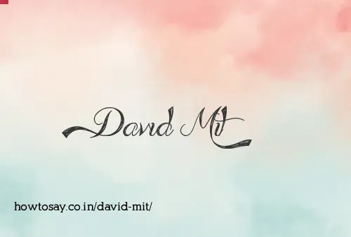 David Mit