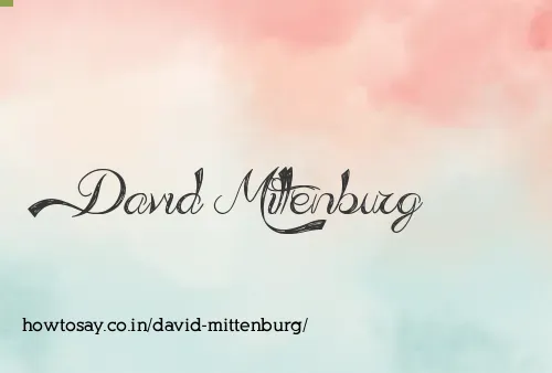 David Mittenburg