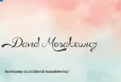 David Mosakewicz