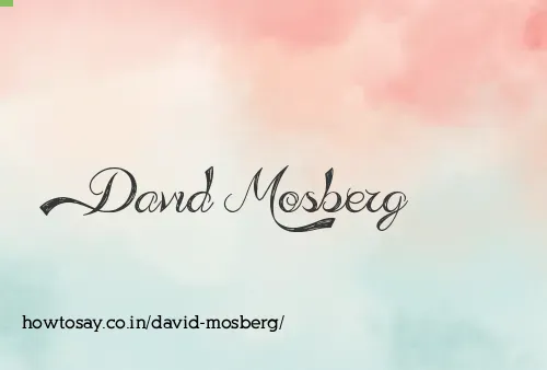 David Mosberg