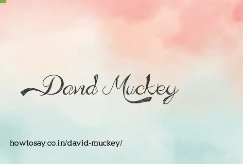 David Muckey