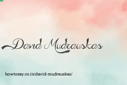 David Mudrauskas