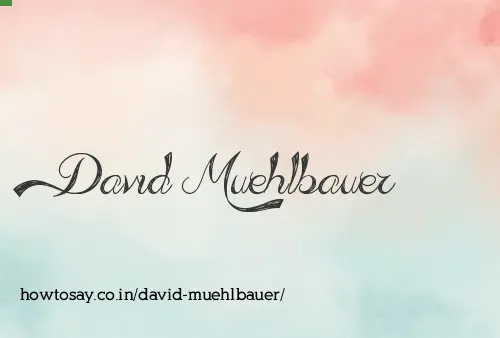 David Muehlbauer