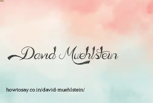 David Muehlstein