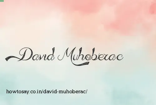 David Muhoberac