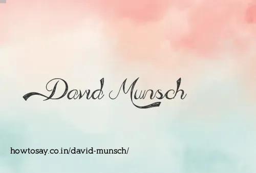 David Munsch