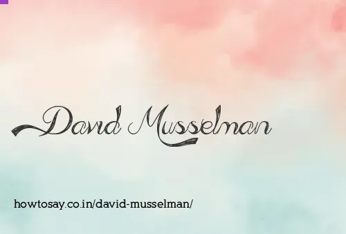 David Musselman